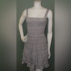 Sienna Sky Black and White Midi Dress